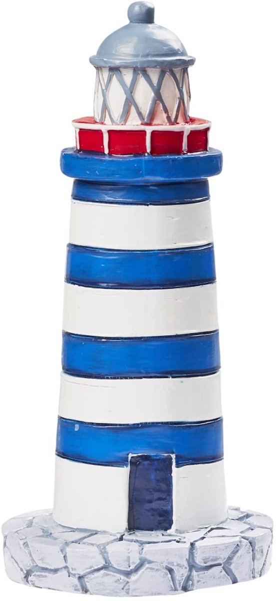 Blauw/wit ca. 7,5 cm