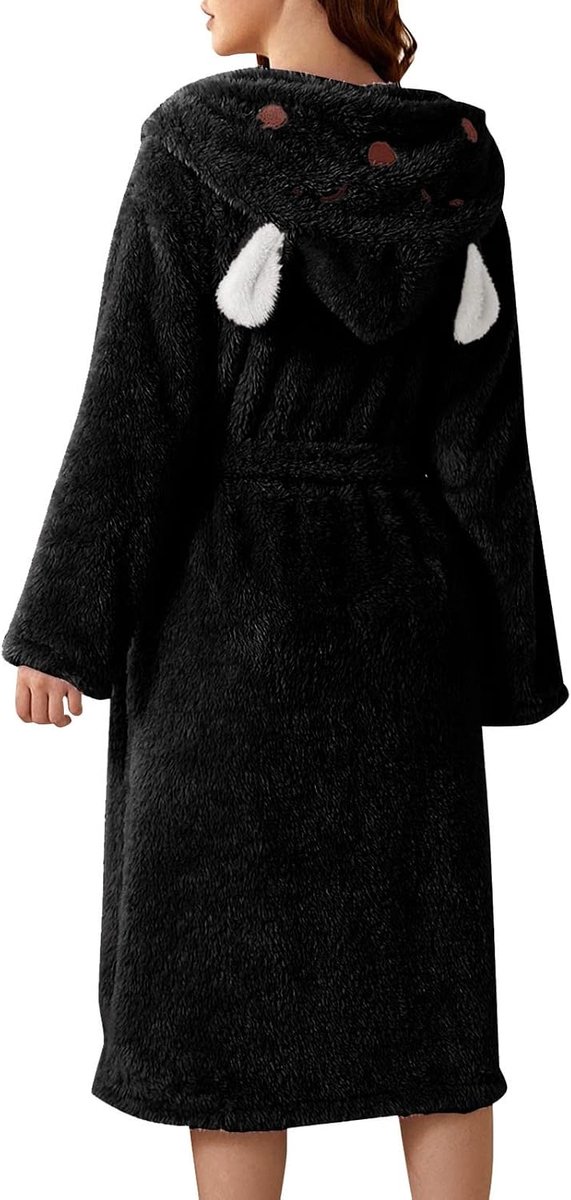 Warm, winter, katoen, pyjama, dames, winter, warm, pluizig,