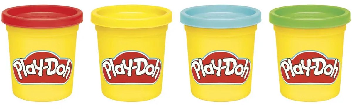 Play-Doh 4-pack Klassieke Kleuren 2+ - Boetseerklei — afbeelding 4