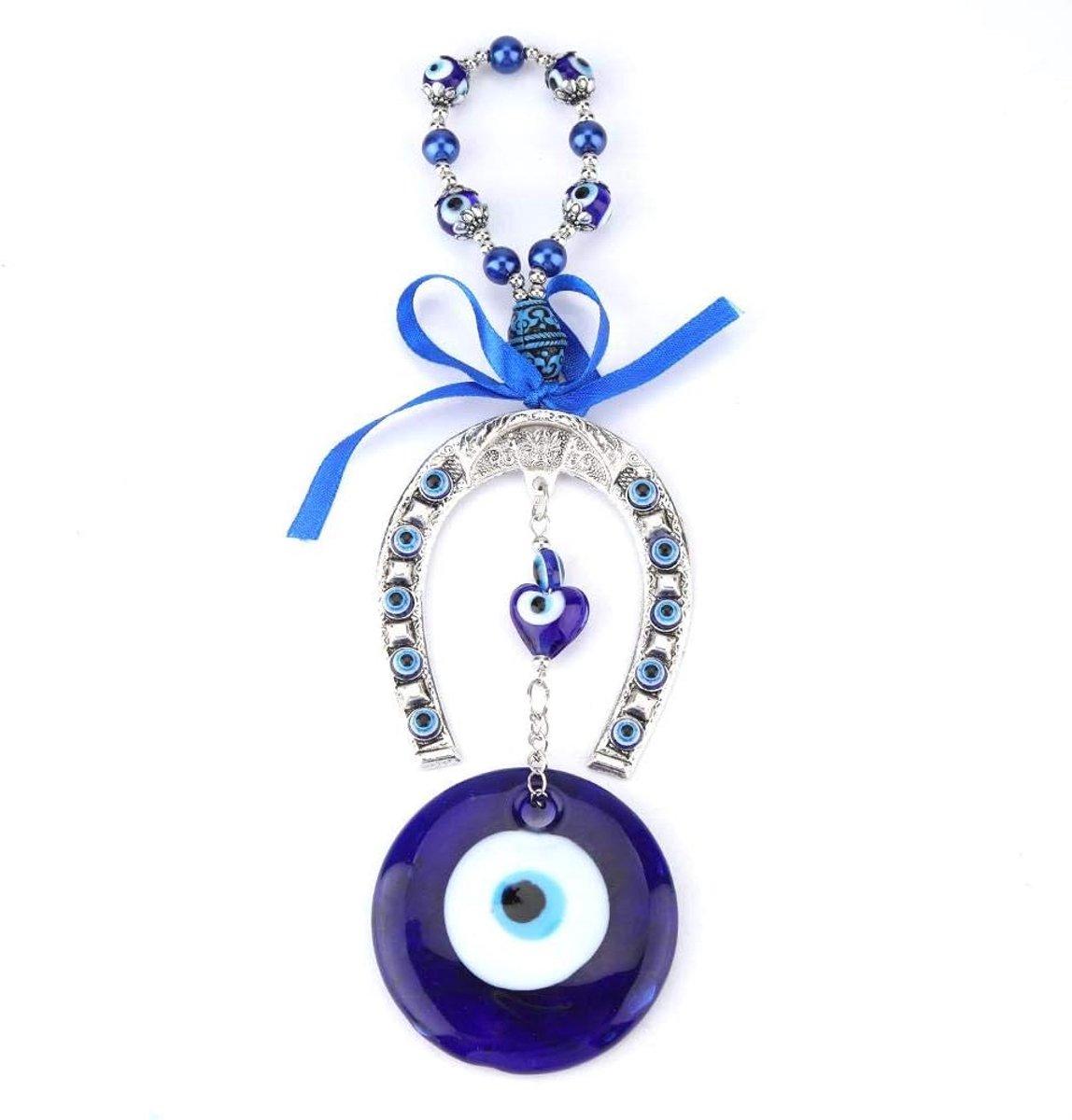 Evil Eye Hanger, Turks Blauw Evil Eye Zegen Amulet Muur Opknoping Home Decor Protector Moslim Home Decor Auto Hanger