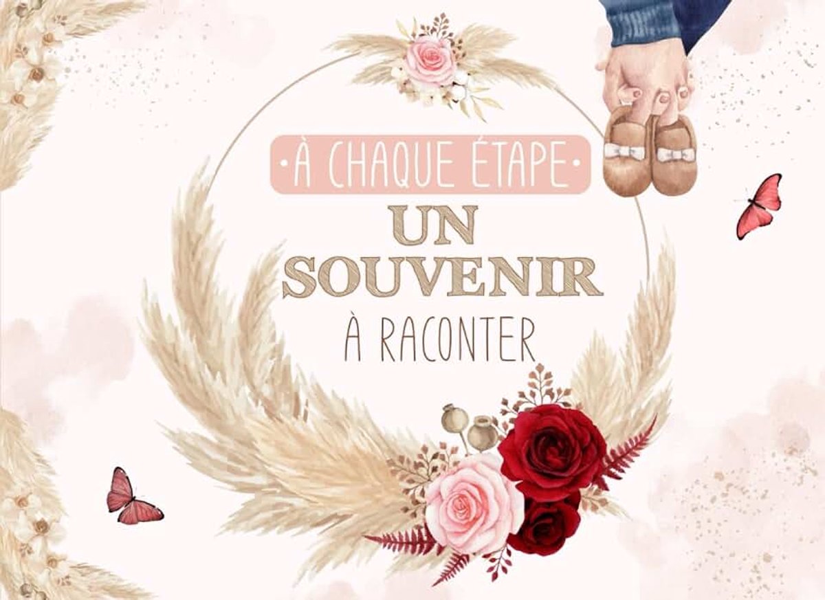 Étape, un souvenir à raconter: Livre souvenir bébé à compléter (de la naissance à la troisième année de bébé) – Cadeau idéal grossesse et naissance – en COULEUR