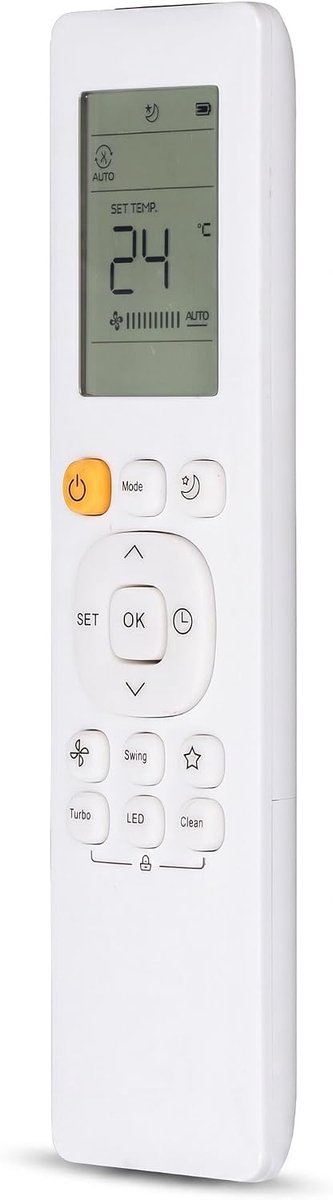AC -Afstandsbediening, Airconditioner Afstandsbediening Comfortabele Grip Makwitch, Gemakkelijk Te Gebruiken Vervangende voor Airconditioner op