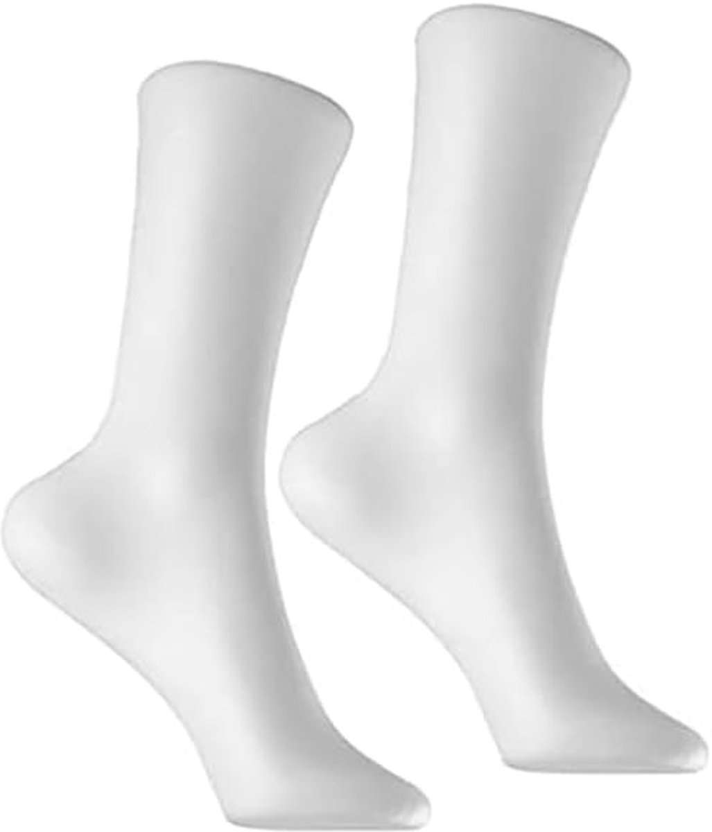 2 stuks etalagepop-voetsokken-model, vrouwelijke voetsokken-display, voet-display, voetpop, korte kous, enkelarmband, sieradendisplaystandaard,