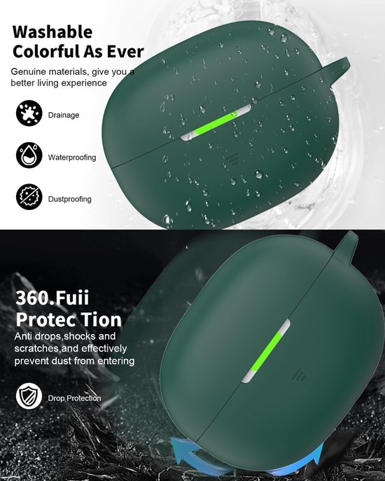 Hoes voor SHOKZ OpenDots Air HyperSpeed - stootvaste krasbestendige beschermhoes case, dun, zacht, vingerafdrukbestendig, volledige bescherming, compatibel met draadloos opladen — afbeelding 4