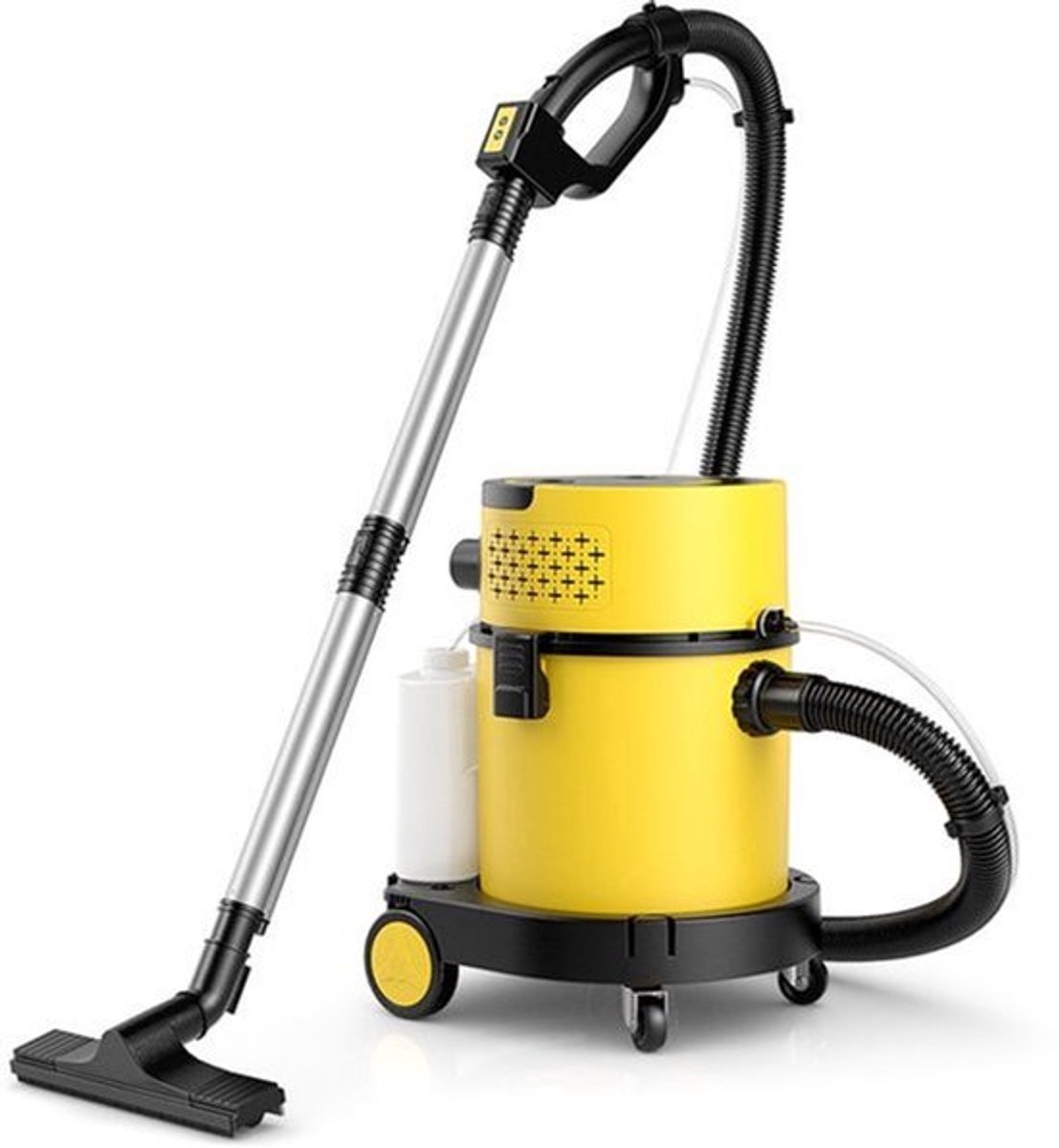 Nat- En Droogstofzuiger - 220-240v Geel - 1200 W Vermogen - 20 Liter Inhoud - PP En Aluminium - Voor Huishouden En Auto - Industriële Stofzuiger
