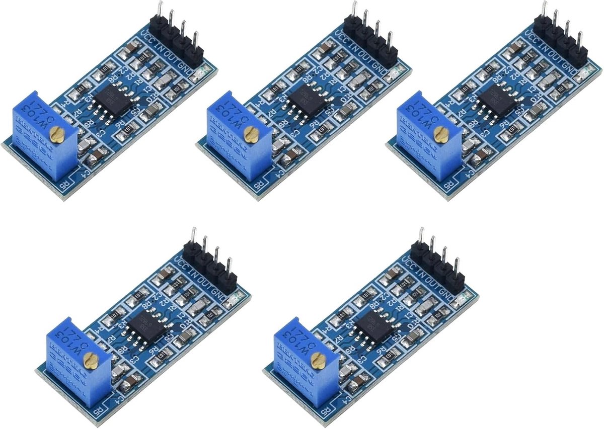 5 stuks operationele versterkermodule 100 keer versterkingsmodule LM358