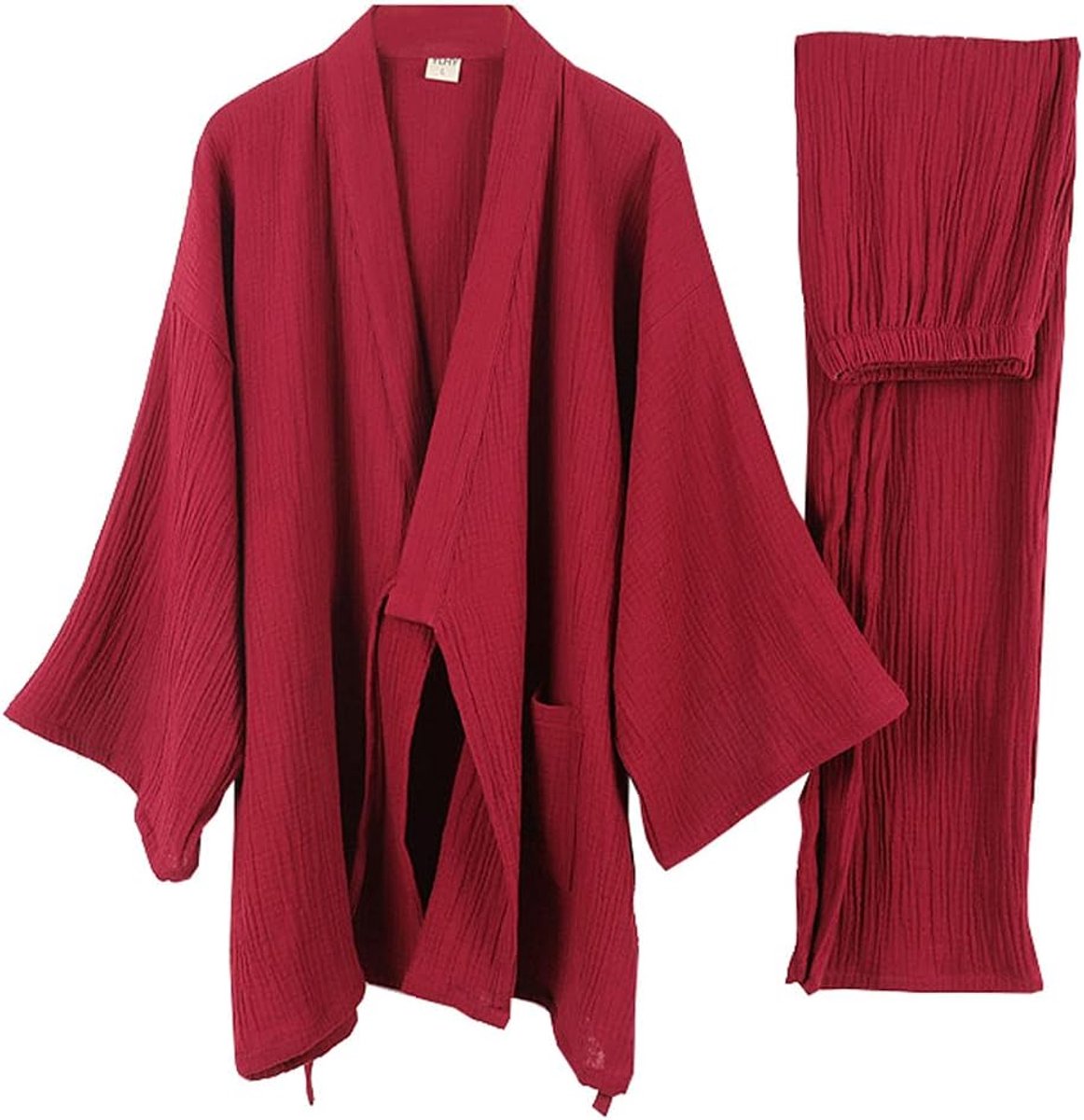 Japanse kimono voor heren, losse informele huispyjama, nachtkleding