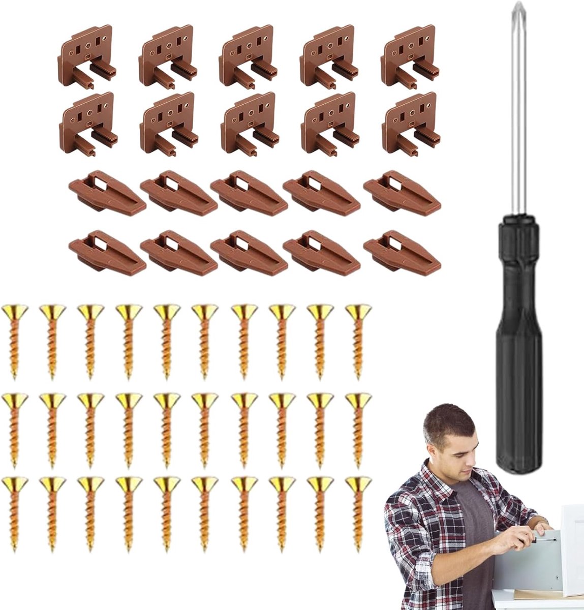 Ladeschuiven Geleiders Multifunctioneel Reparatieset