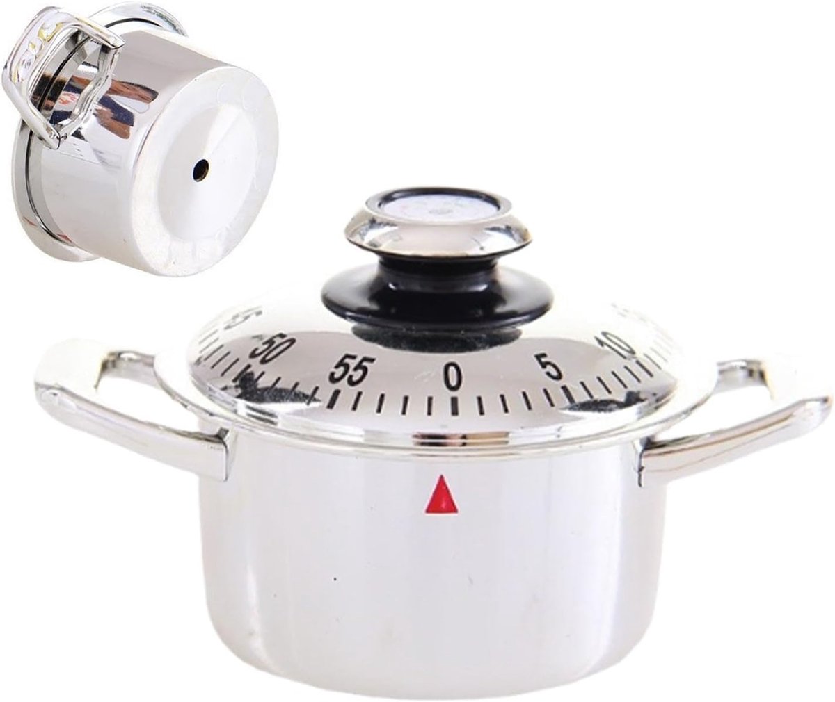 Timers om te koken - potvorm Wind Up Small - Wind Up Kooktimers voor Keuken, voor Thuis Klaslokaal Slaapzaal Kantoor Kinderen Student Leraar Studie Werk Oefening Sport Bakken