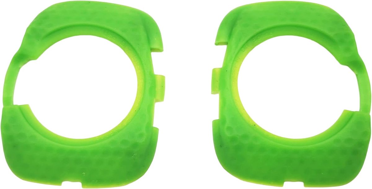 2 stuks schoenplaatje pedaal cover quick release anti-slip fiets actie schoenplaatjes bescherming cover voor Wahoo Speedplay Zero Aero Nano COMP (groen)