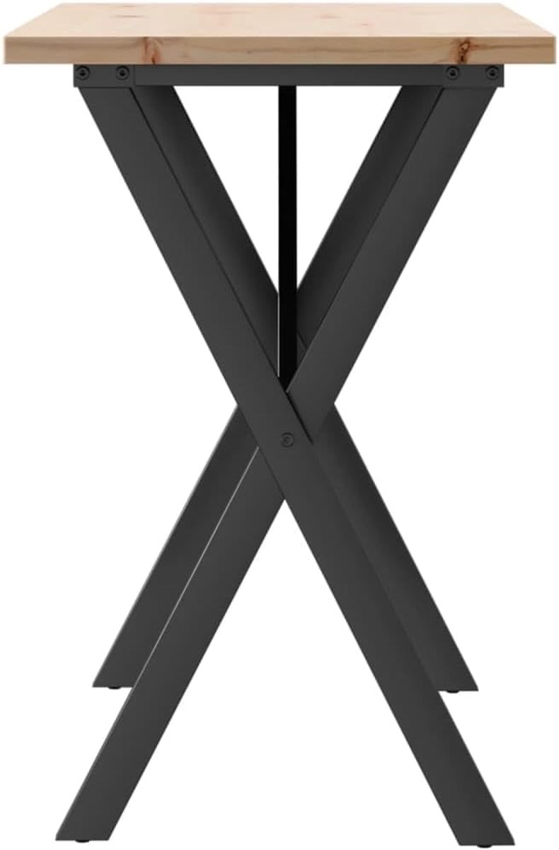 Massief grenenhout X vorm 100x50x75 5 cm
