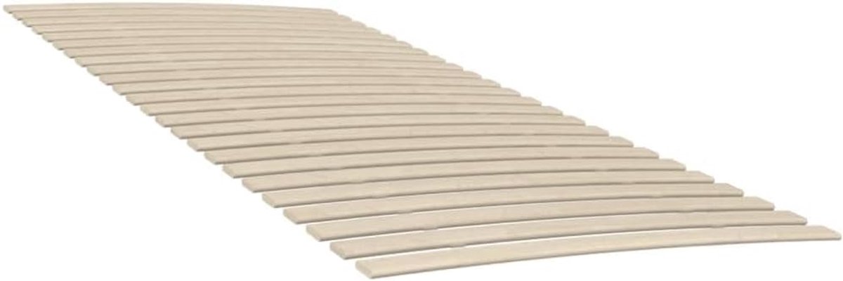 2 stuks met 48 latten 90x200 cm massief populierenhout duurzaam slaapkamerbedbodem opklapbaar voor elke matras
