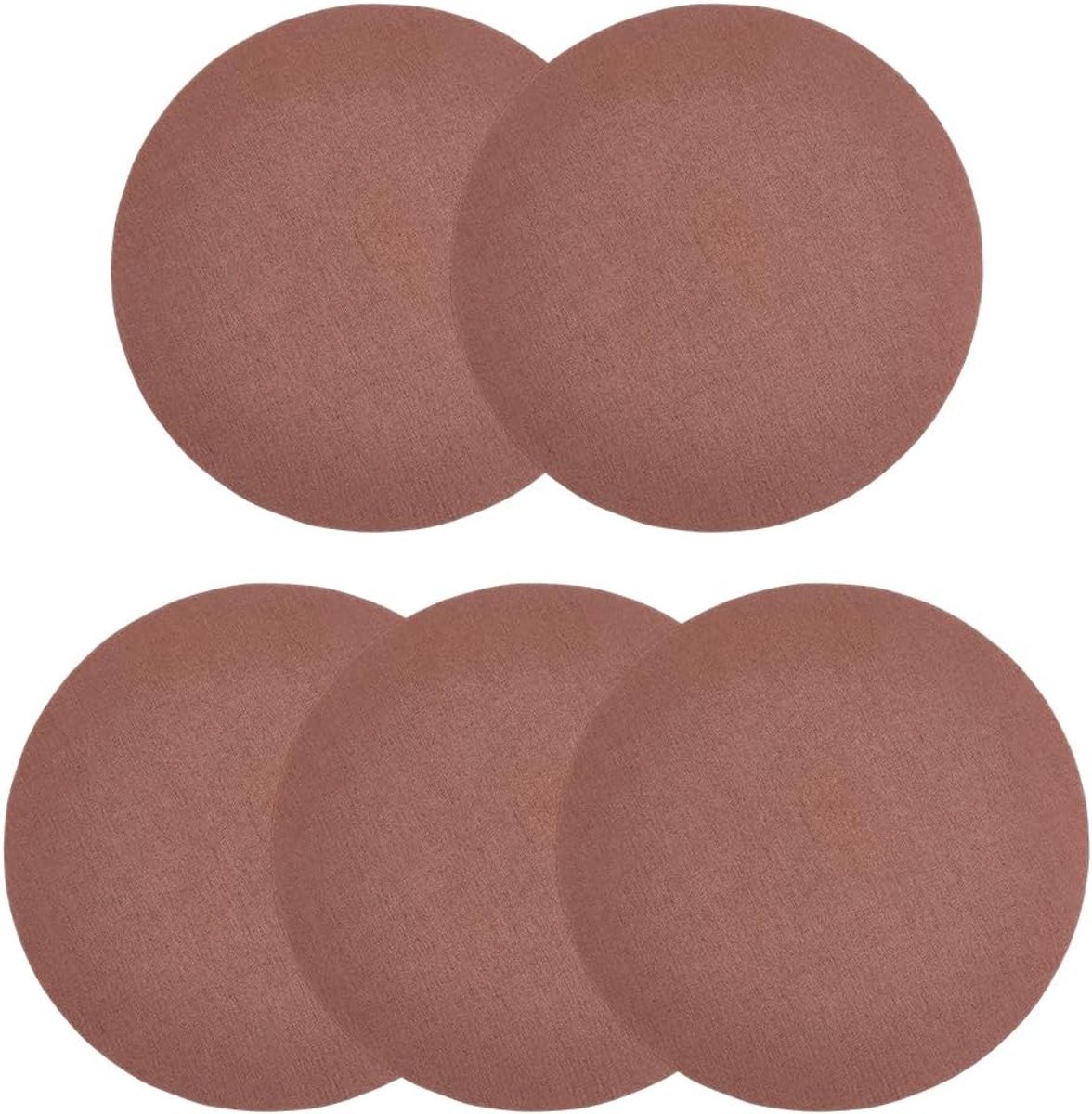 5 stuks kokosnoot lampenkap diffuser stof lampenkap vervanging plat rond licht afdekkingen lichten diffuser afdekkingen