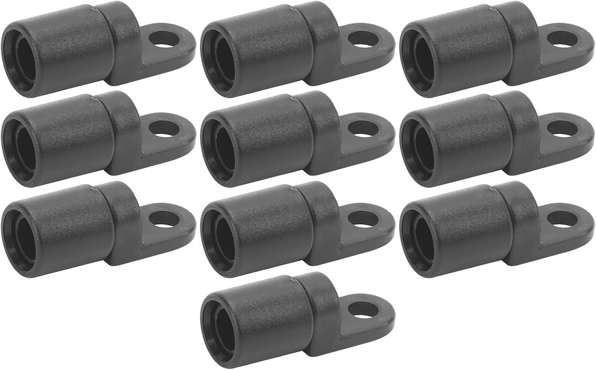 10 Stuks Kajak Kano Bungee Shock Cord Hook Bungee Terminal End Tabbed Haken voor Kajaks