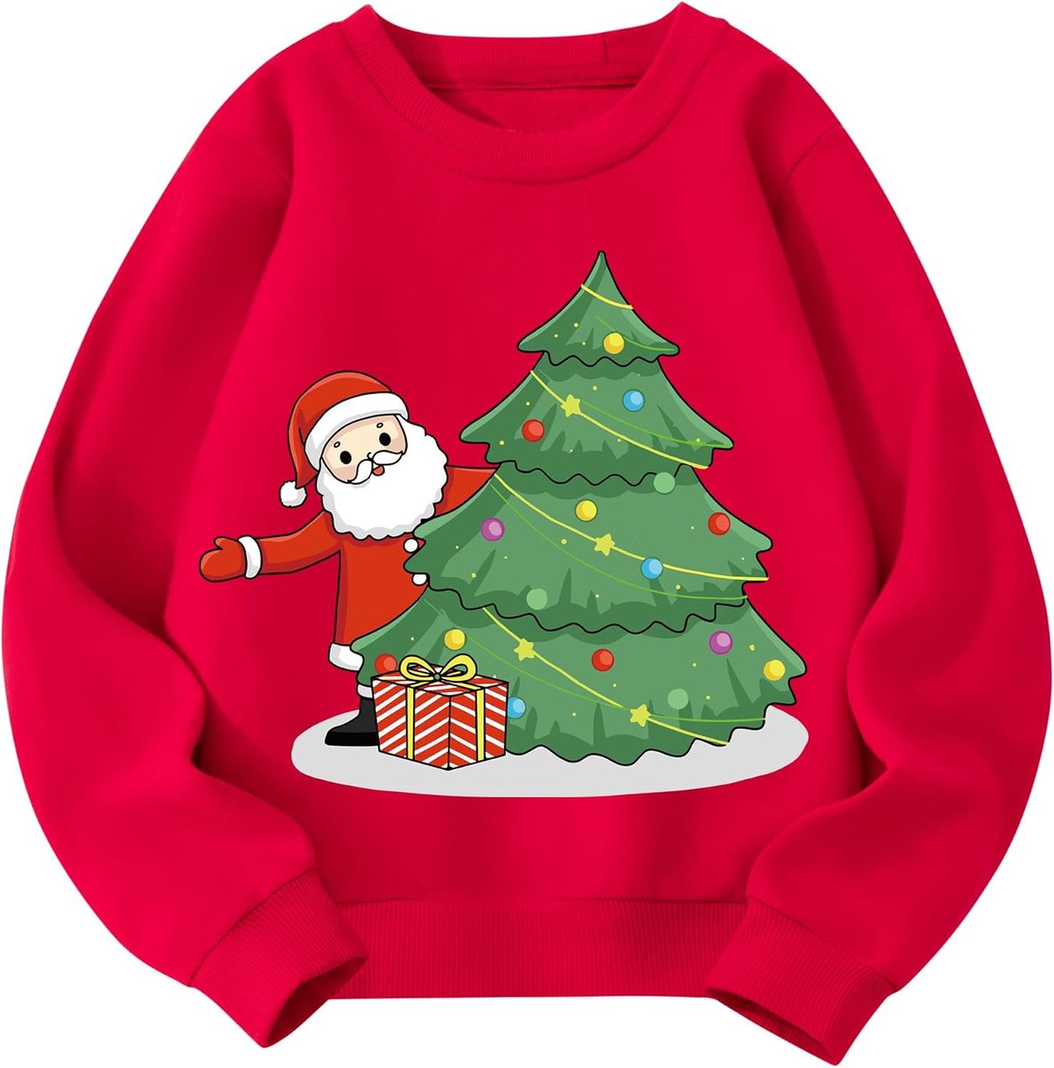Sweatshirt Jongens en Meisjes Christmas Sweater Kids Katoen Kerst Kleding voor Kinderen Leeftijd 2-7 Jaar