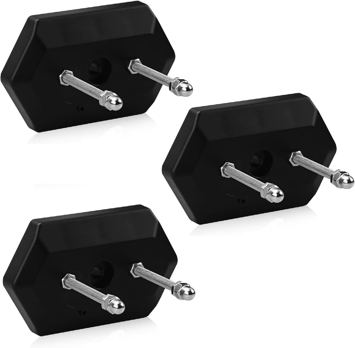 Dailygoods- Skateboardhouder met zweefeffect - 3 Stuks - Wandhouder - Displayhanger - Roestvrij Staal - Versterkt Materiaal - Skateboarddisplay