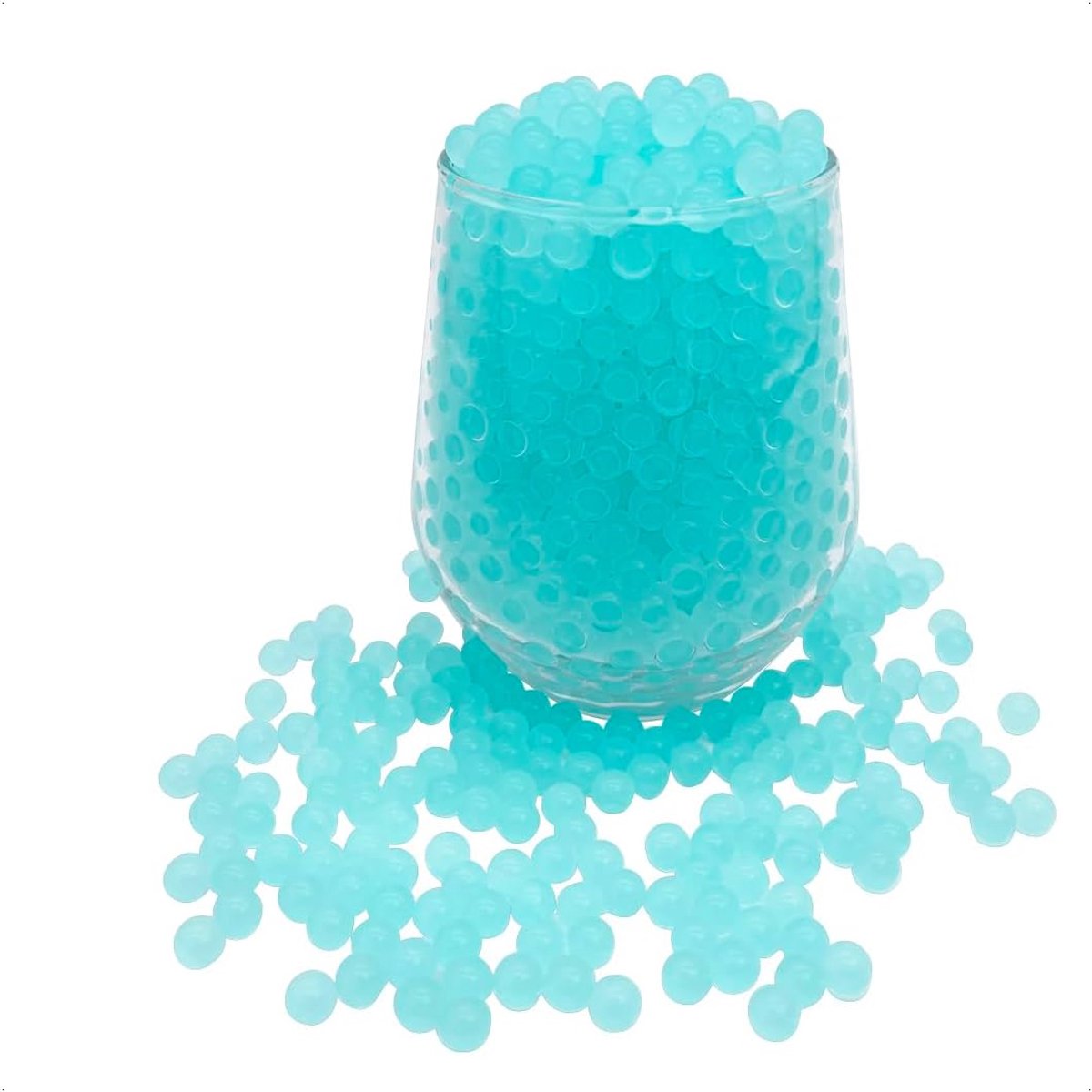 20000 stuks lichtblauwe kristallen kralen voor vazen, 100 g 7-8 mm vaasvullers