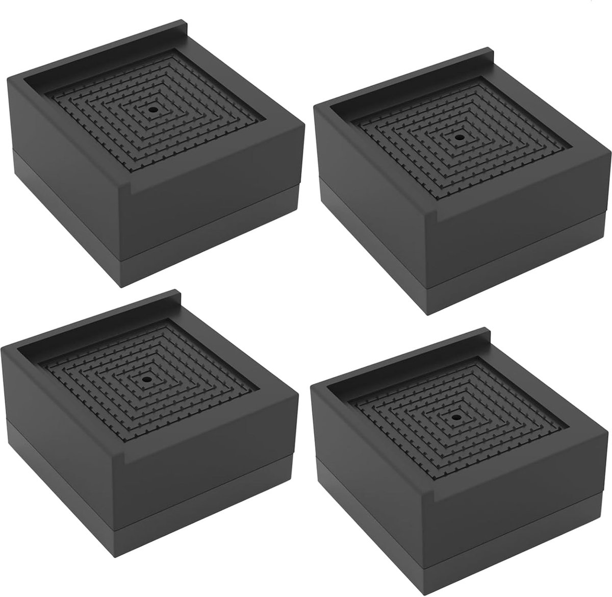 4 stuks, meubelboosterpoten, bank, salontafel, bed, voetenverhoging, meubelverhoger, meubelverhoger, verhoogt de hoogte van de meubels met 40 mm, voor bank, salontafel, kast