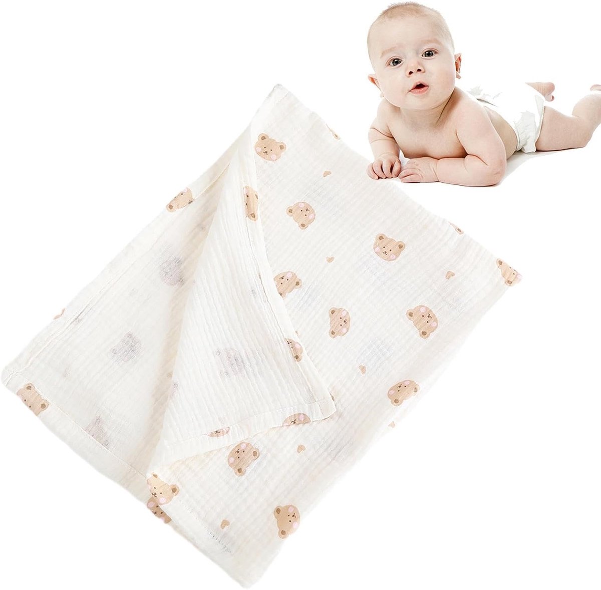 Babydeken, wikkeldeken, dekbed, ademend, huidvriendelijk | comfortabele wikkeldeken voor meisjes