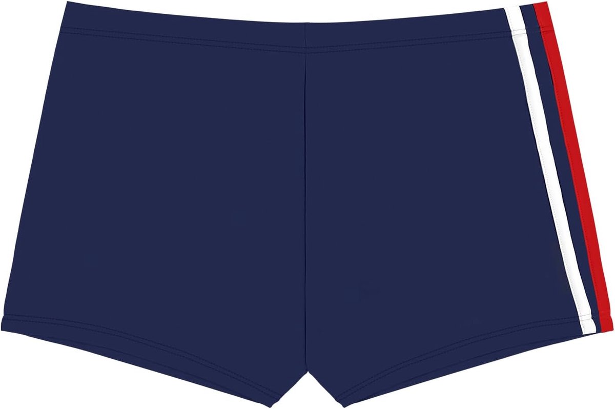 Sportzwemshorts voor jongens met lichtgewicht materiaal. Prestatiezwembroek met elastische tailleband en trekkoord