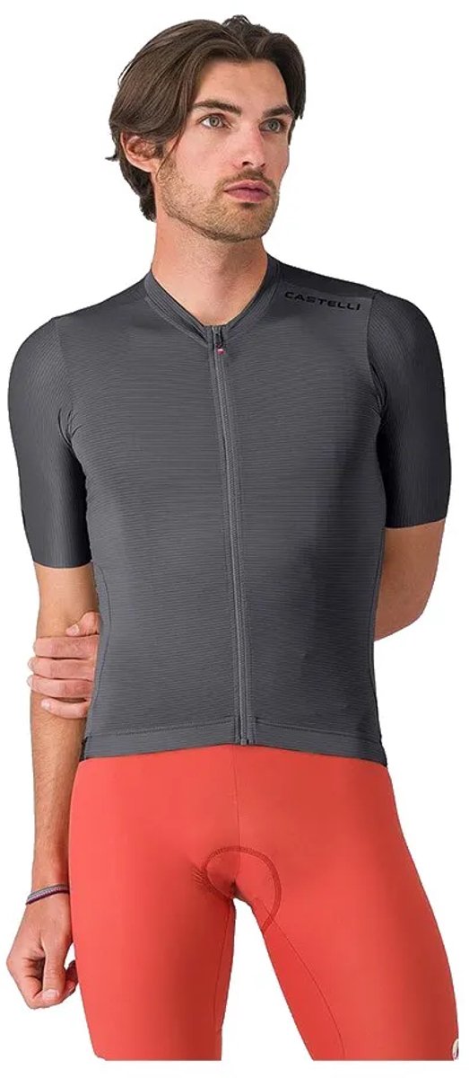Fietsshirt Castelli Men Espresso 2 Jersey Smoky Gray-L