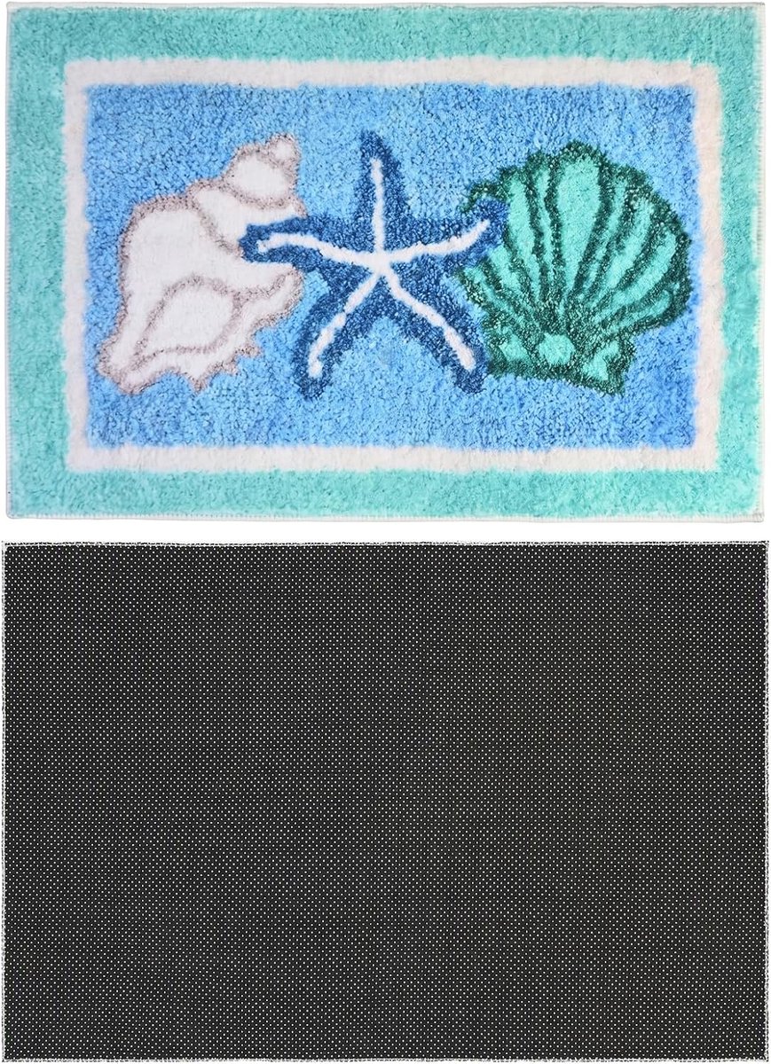 Badmat met zeesterdesign