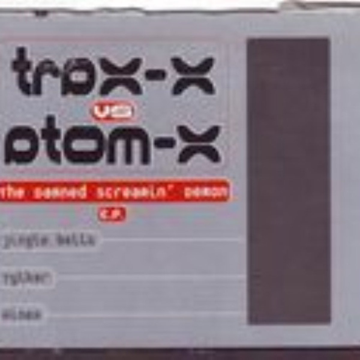 Trax-x Vs Atom-x - The Damned Screamin' Demon E.p.