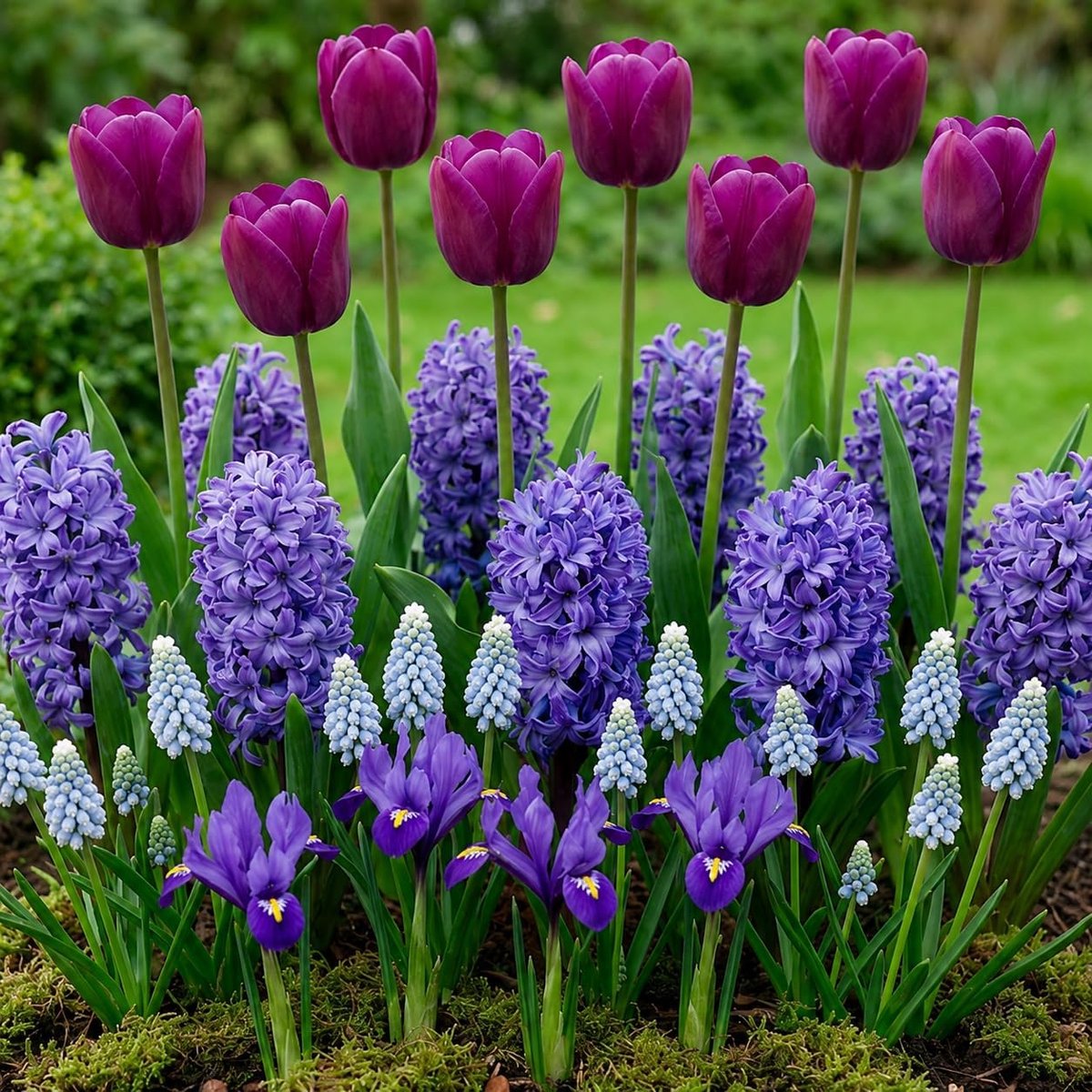 Bloemencollectie Bollen - Iris Harmony/Muscari Ocean Magic /