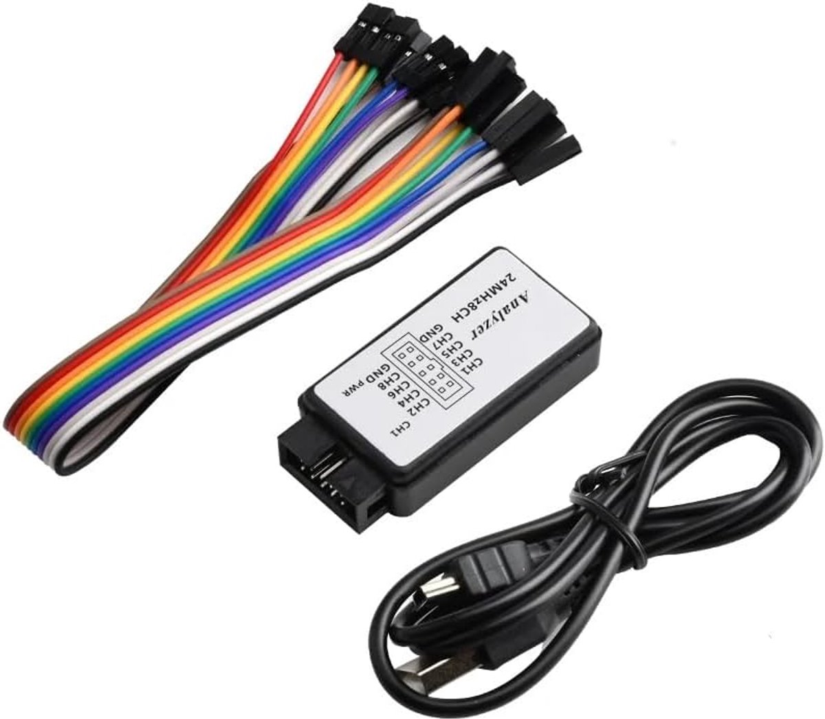 1 stks USB Logic Analyzer 24 MHz 8 Kanaals Debugger voor ARM FPGA 24 M 8CH