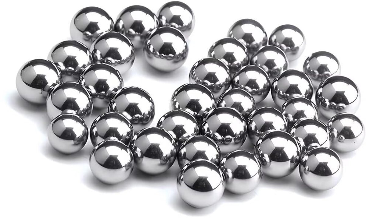 Precisieballen van roestvrij staal, kogels van staal, kogellagers 2,8 mm (500 stuks)