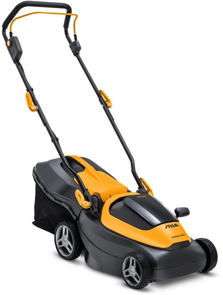 Bol.com STIGA Collector 136e Kit Grasmaaier - Accu - 34 cm - hybride opvangzak aanbieding
