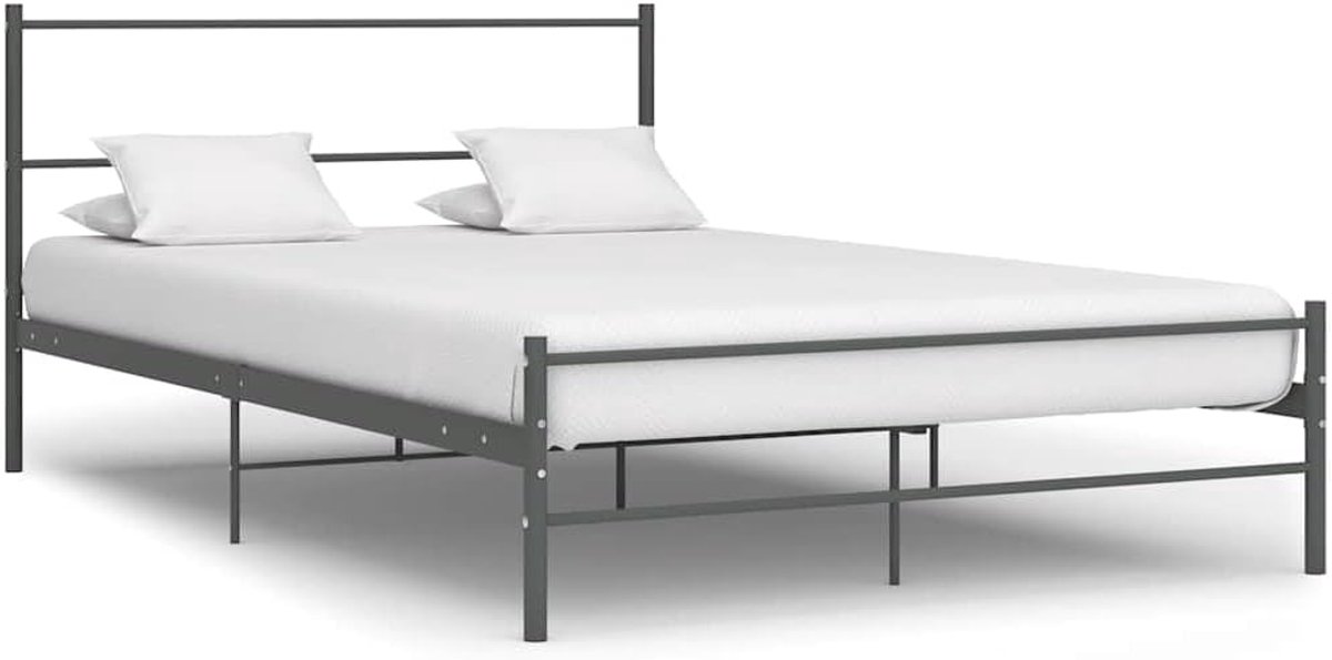 frame Industriële stijl Logeerbed 160x200 cm grijs