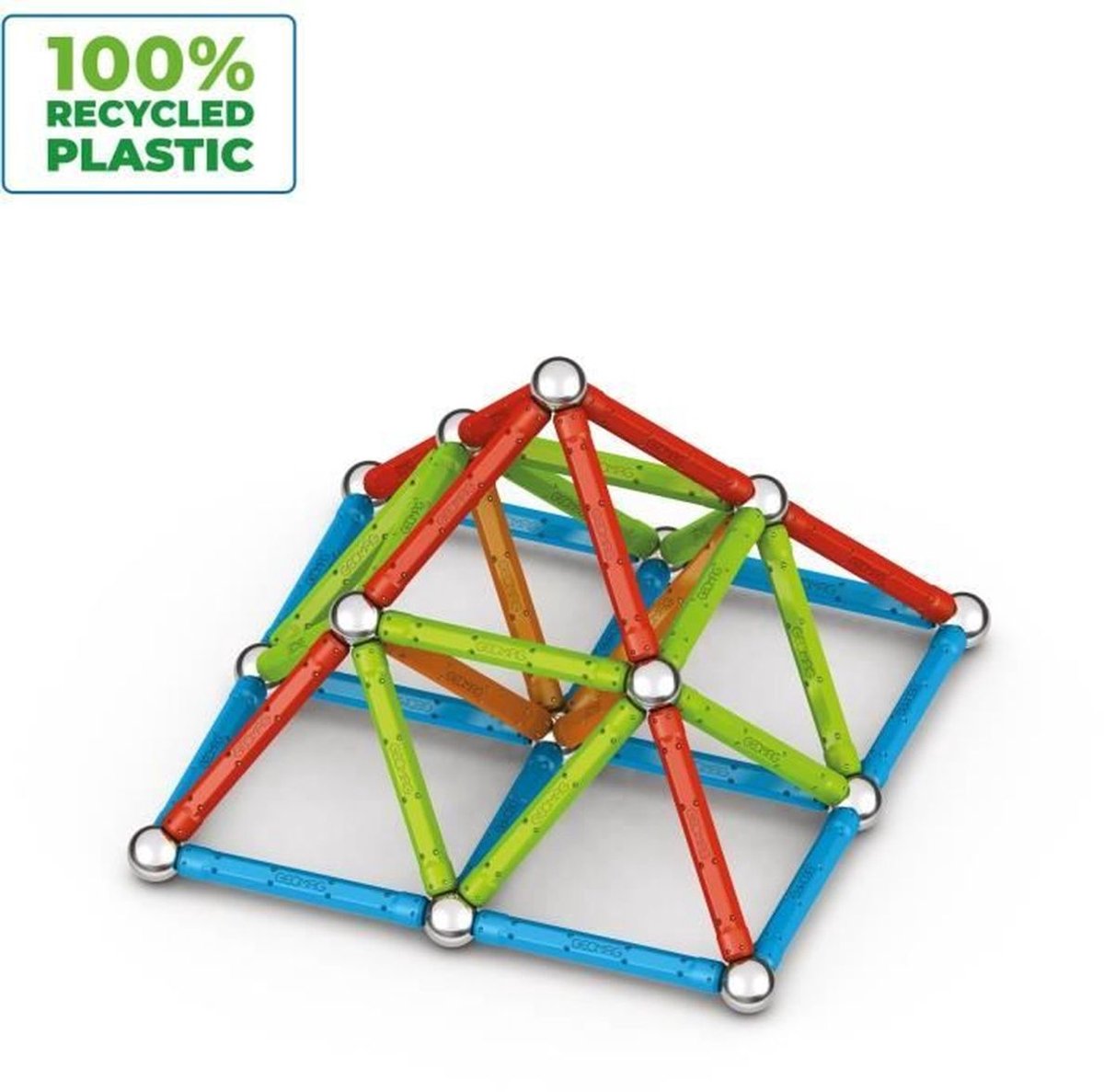 Geomag Super Color Recycled - Magnetisch Constructiespeelgoed met Panelen - 93-delig - Vanaf 3 jaar — afbeelding 16