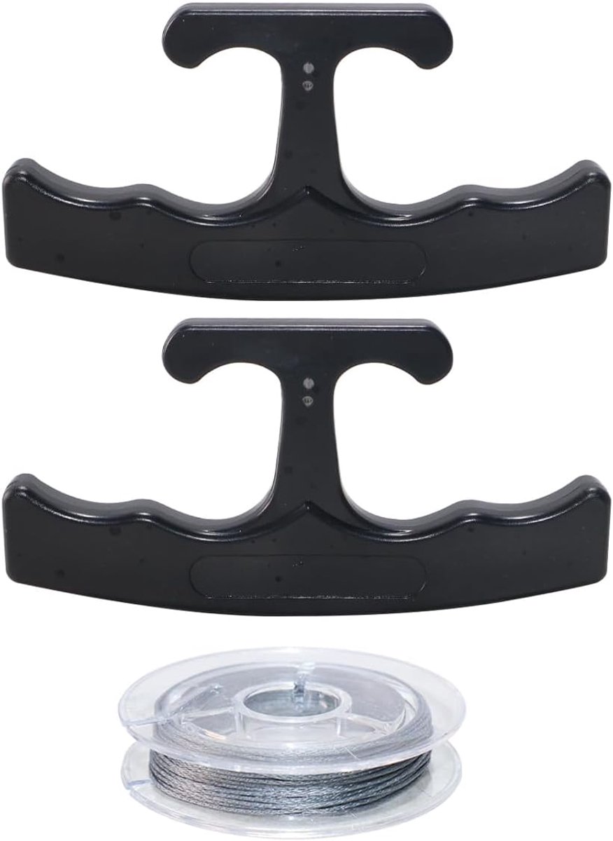 Embleem Removal Tool Wrap Tools, met vervangende nylon lijn Ergonomische handgreep Debadge Trim Removal Tool voor voertuiglogo's naambordjes plak borden