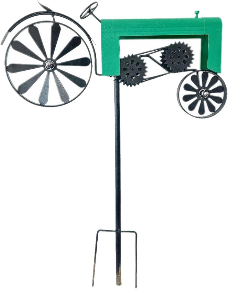Windspinners Voor Buiten Metalen Buiten Tractor Windsculptuur