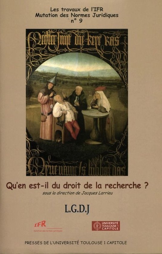 Travaux de l’IFR - Qu'en est-il du droit de la recherche ? - cover
