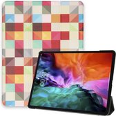 iMoshion Tablet Hoes Geschikt voor iPad Pro 12.9 (2020) / iPad Pro 12.9 (2018) - iMoshion Design Trifold Bookcase - Meerkleurig /Various Colors