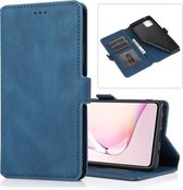 Voor Samsung Galaxy Note 10 Lite Retro Magnetische Sluiting Horizontale Flip Leren Case met Houder & Kaartsleuven & Fotolijst & Portemonnee (Marineblauw)