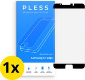Samsung S7 edge Screenprotector 1x - Beschermglas Tempered Glass Cover - Pless®
