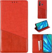 Voor OPPO Realme 5 Pro MUXMA MX109 horizontale flip lederen tas met houder en kaartsleuf en portemonnee (rood)