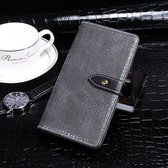 Voor LG K51S idewei Crocodile Texture Horizontale Flip lederen tas met houder & kaartsleuven & portemonnee (grijs)