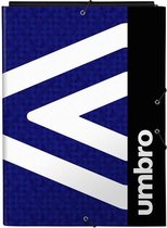Umbro Black & Blue A4 Folder With Flaps