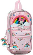 Etui Minnie Mouse Rainbow Roze (33 Onderdelen)