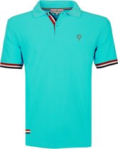 Heren Polo Matchplay - Aqua Blauw