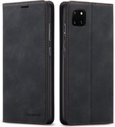 Voor Galaxy A81 / Note 10 Lite Forwenw Dream Series Oil Edge Strong Magnetism Horizontal Flip Leather Case with Holder & Card Slots & Wallet & Photo Frame (Black)