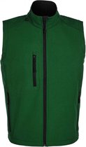 SOLS Heren Rallye Soft Shell Bodywarmer Jacket (Fles groen)