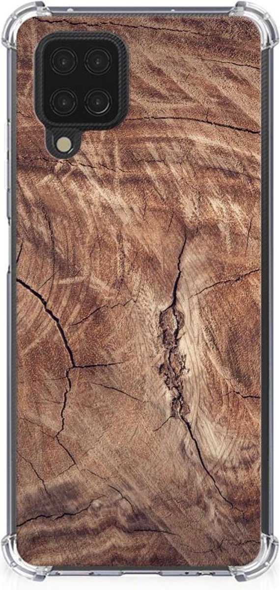 Samsung Galaxy A12 Stevig Telefoonhoesje Tree Trunk