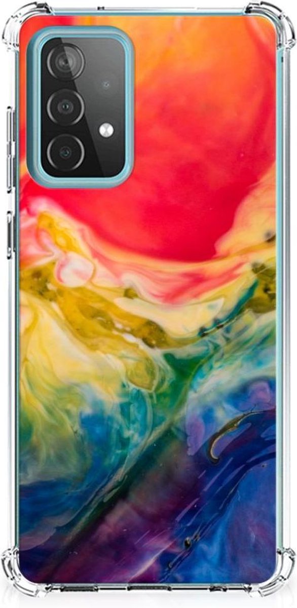 Back Cover Samsung Galaxy A52 4G/5G Watercolor Dark