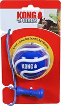 Kong hond Wavz Bunji Ball assorti, medium, kleur blauw