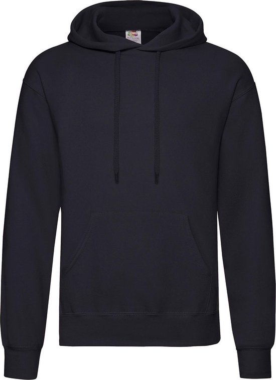 Grote maten Fruit of the Loom capuchon sweater donkerblauw voor volwassenen  - Classic | bol.com